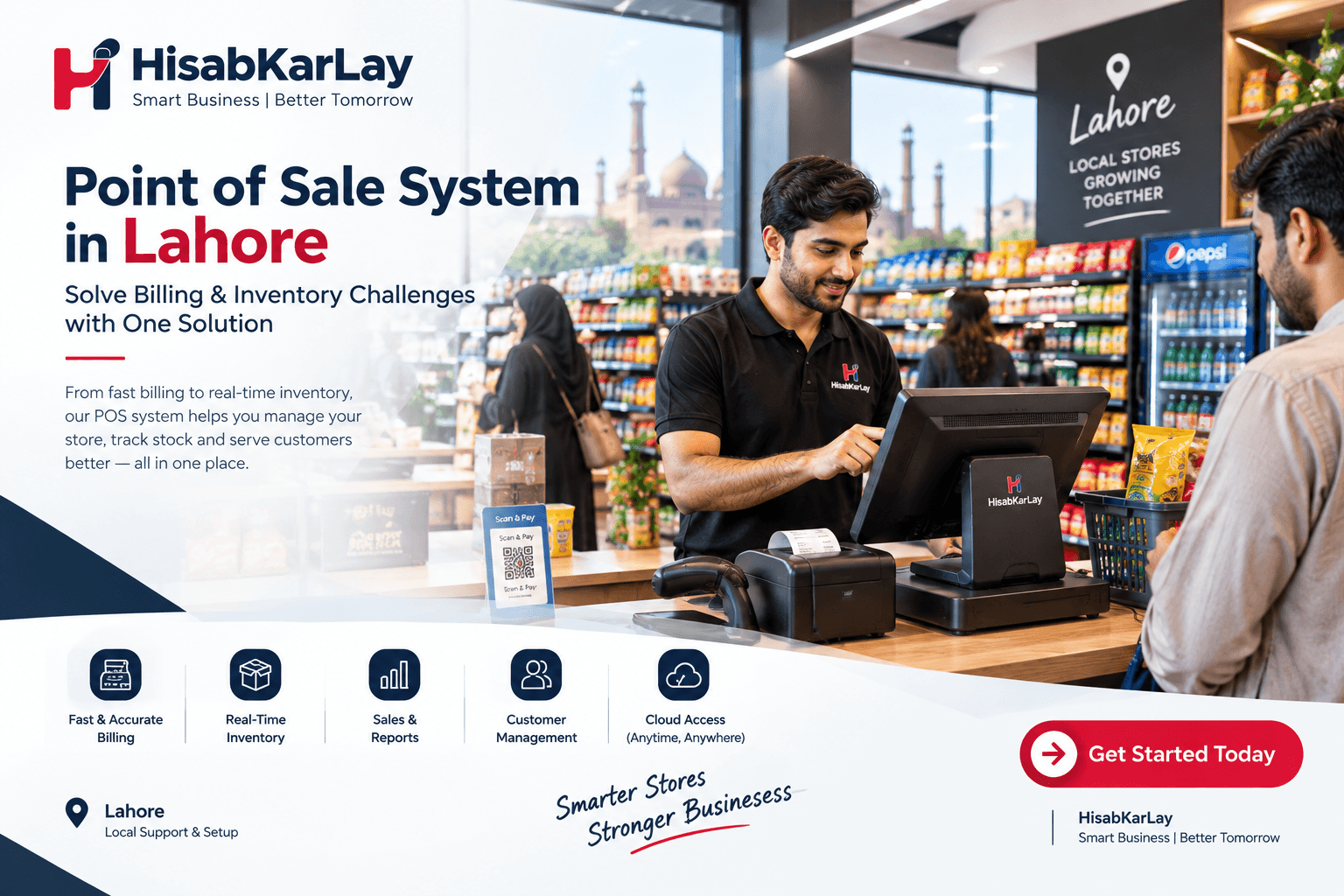 Point of Sale System in Lahore | Solve Billing & Inventory Challenges with One Solution